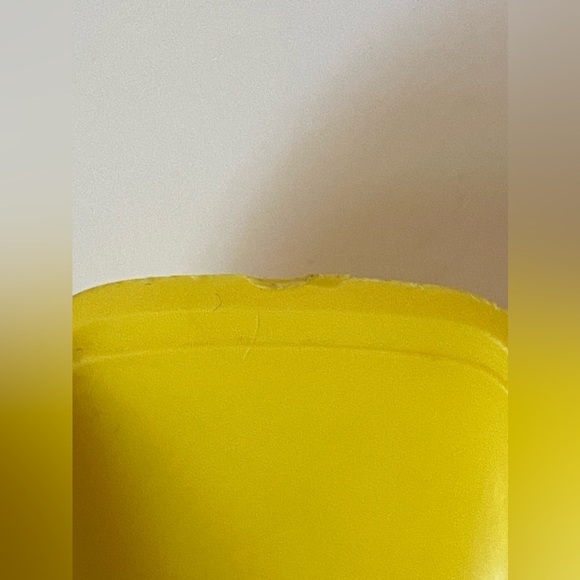 VTG TUPPERWARE Yellow MEASURING SPOONS Set Of 7 w/ RING Complete - Picture 5 of 5